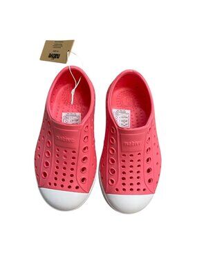 Native Jefferson Slip On Rubber Water Comfort Play Toddler Shoes Flamingo Pink